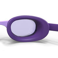 Swimming Goggles Clear Lenses XBASE Size L Purple