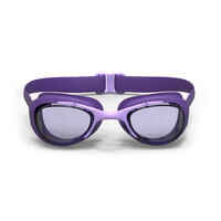 Swimming Goggles Clear Lenses XBASE Size L Purple