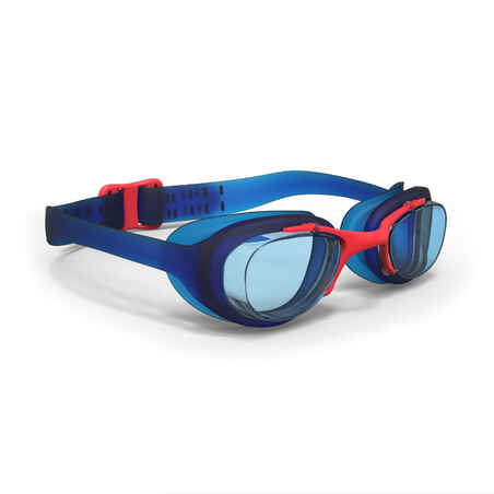 100 XBASE Swimming Goggles, Size S - Blue Red