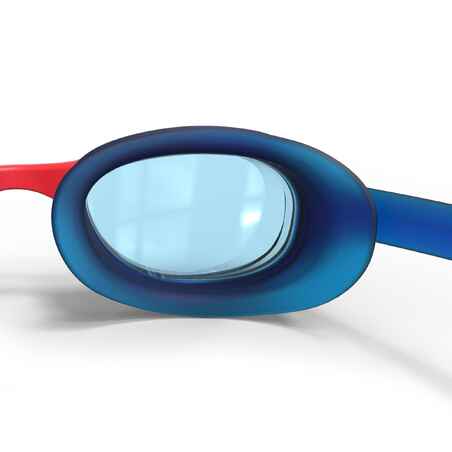 100 XBASE Swimming Goggles, Size S - Blue Red