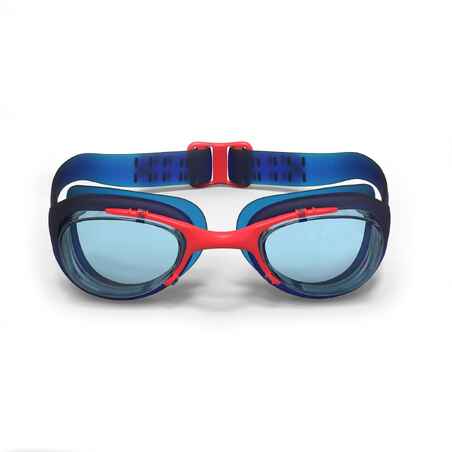 100 XBASE Swimming Goggles, Size S - Blue Red