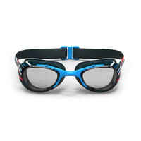 Gafas Natación Xbase Azul Estampado Mika Cristales Claros L