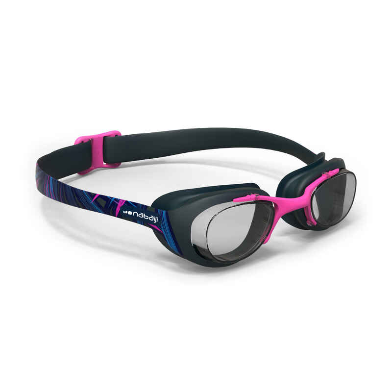 100 XBASE PRINT Swimming Goggles, Size L - OPI Blue Pink