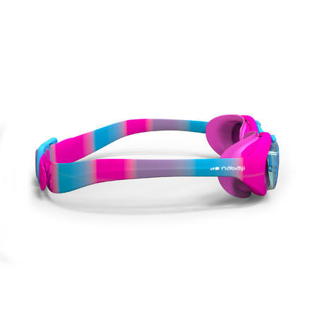 100 XBASE Swimming Goggles, Size S - DYE Pink Blue