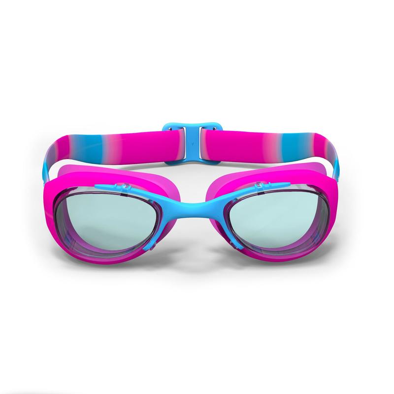 Swimming Goggles 100 Xbase Size S Dye Pink Blue Nabaiji