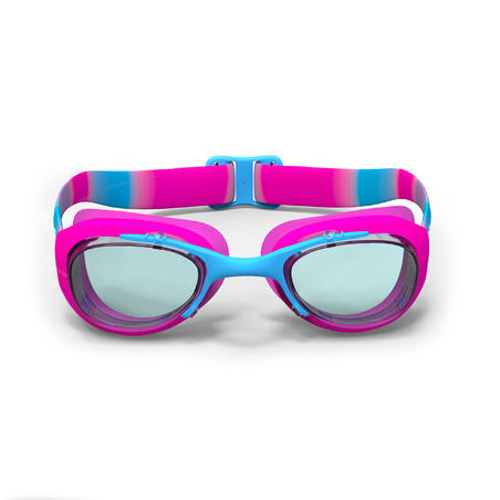SWIMMING GOGGLES XBASE S CLEAR LENSES - PINK BLUE