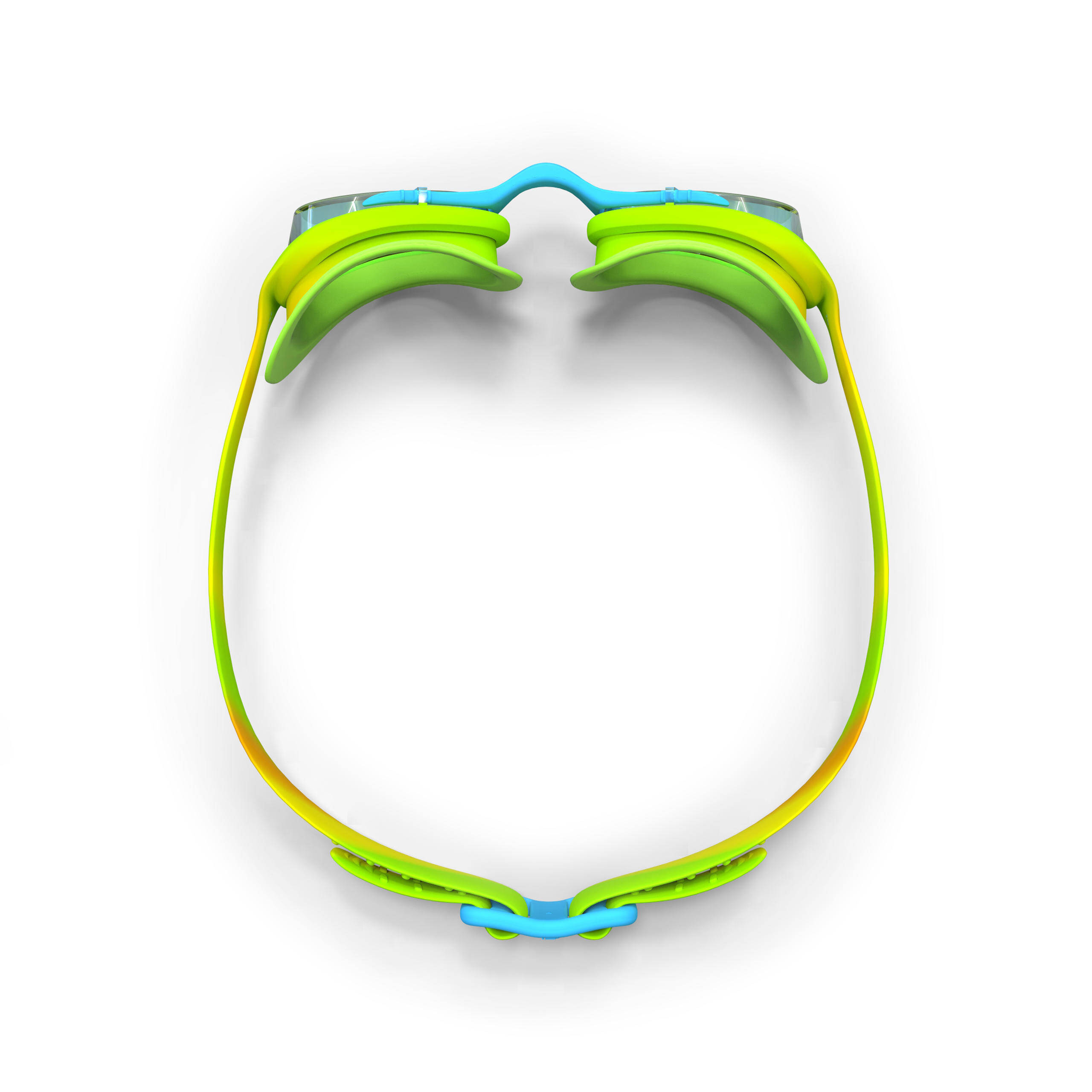 100 XBASE Swimming Goggles, Size S - DYE Green -  4