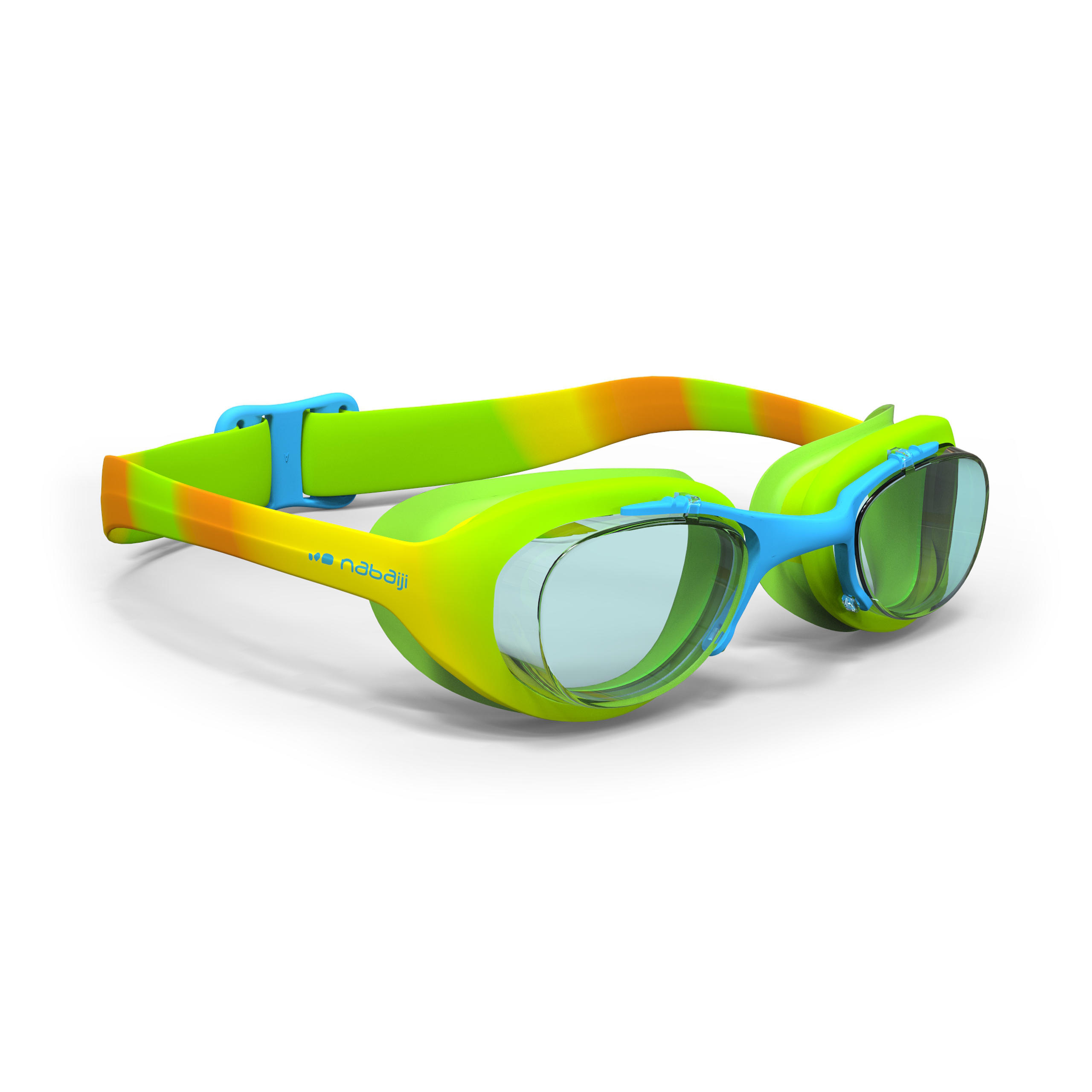 NABAIJI 100 XBASE Swimming Goggles, Size S - DYE Green
