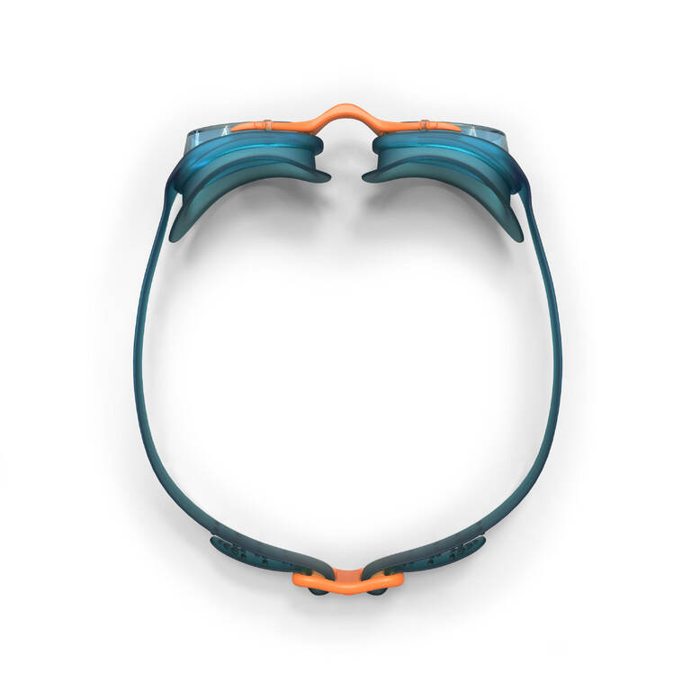 100 XBASE Swimming Goggles, Size S Blue Orange