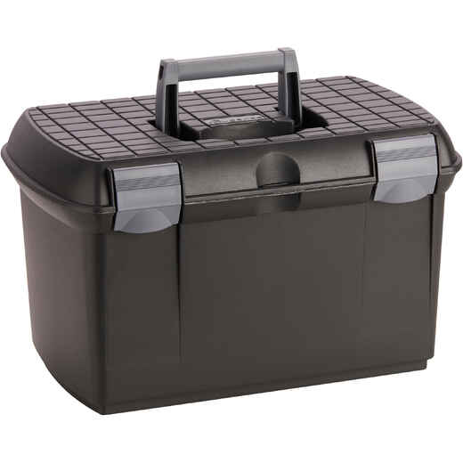 
      500 Horse Riding Grooming Box - Black/Grey
  