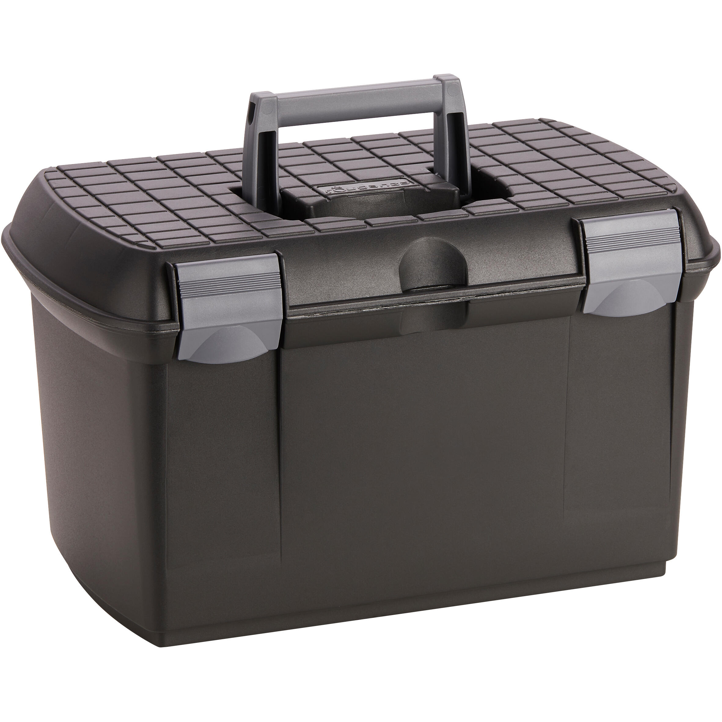 500 black and grey riding grooming case