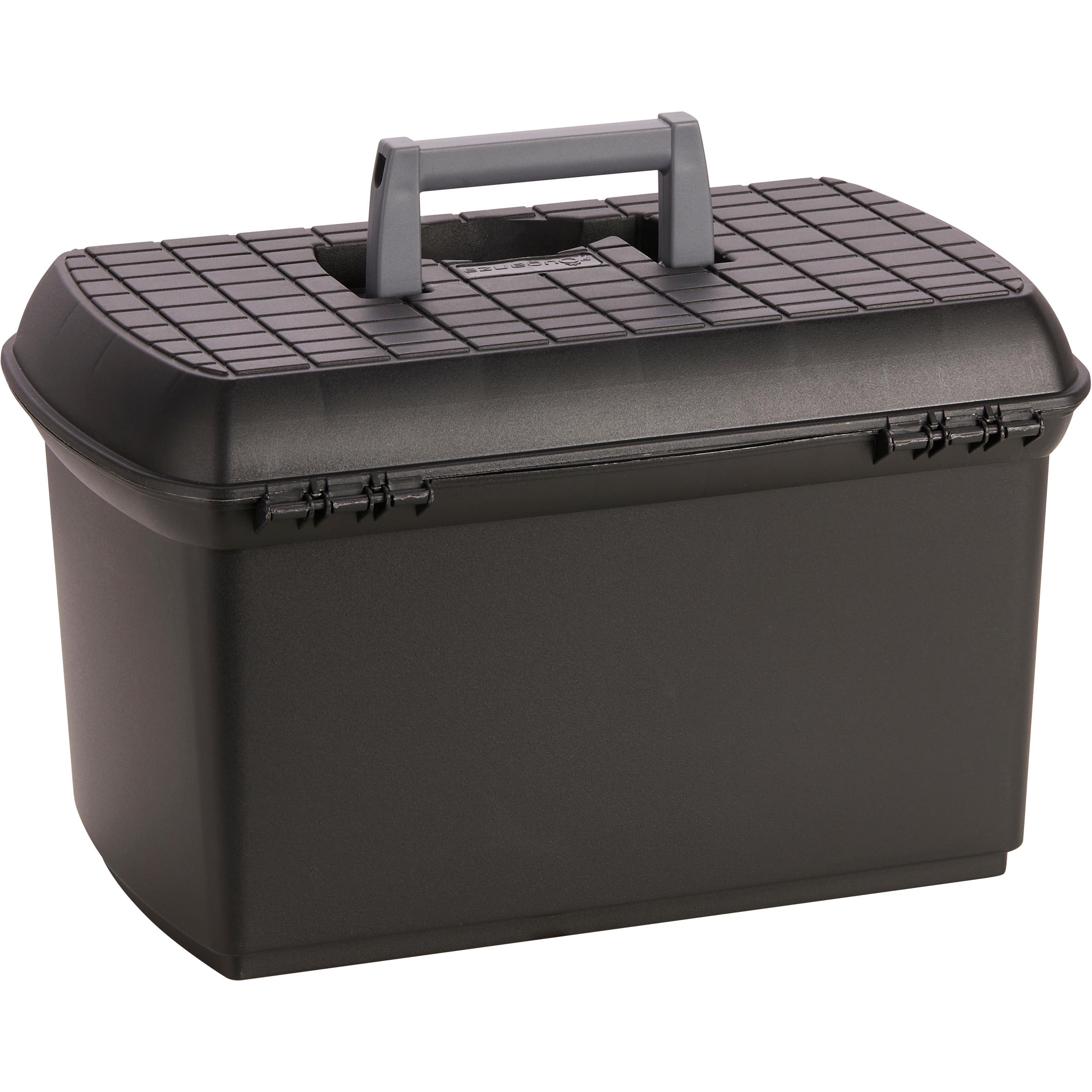 Bauletto strigliatura equitazione 500 nero-grigio 3/7