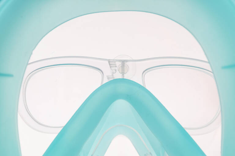 Lensa korektif kanan bagi rabun jauh untuk masker Easybreath transparan