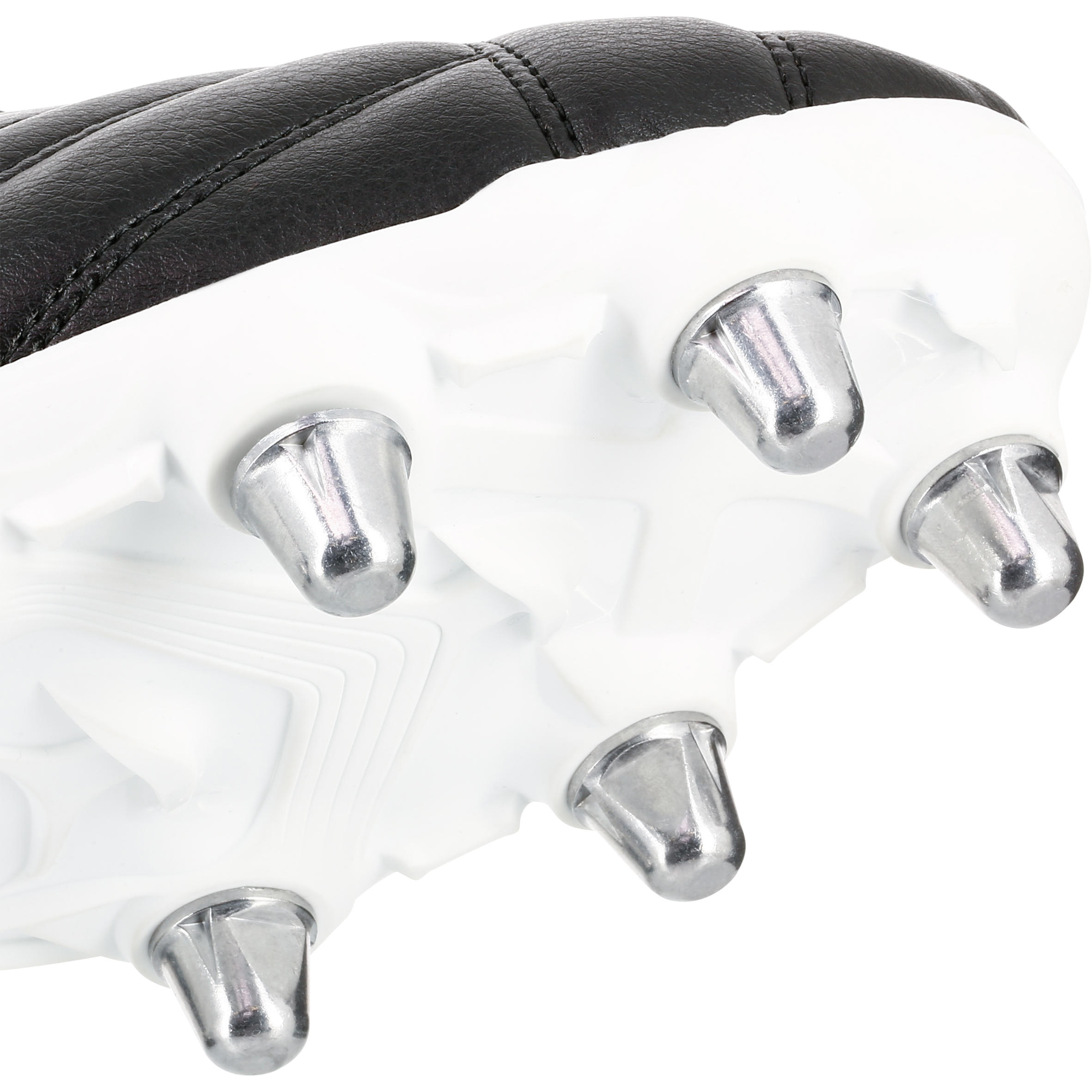 Chaussures de rugby terrain gras 8 crampons Density R100 SG noir