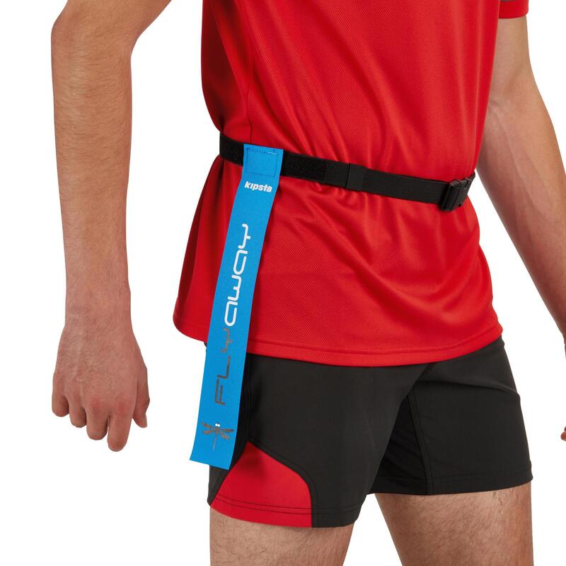 CEINTURES FLAG RUGBY 500 Bleu/rouge