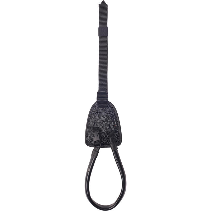 Croupière équitation poney 100 BASIC noir