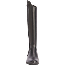 Botas Equitación Fouganza 500 Adultos Negro Sintético FOUGANZA | Decathlon