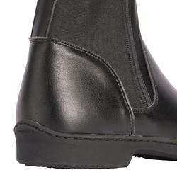 Bottes équitation adulte 500 synthétique noir