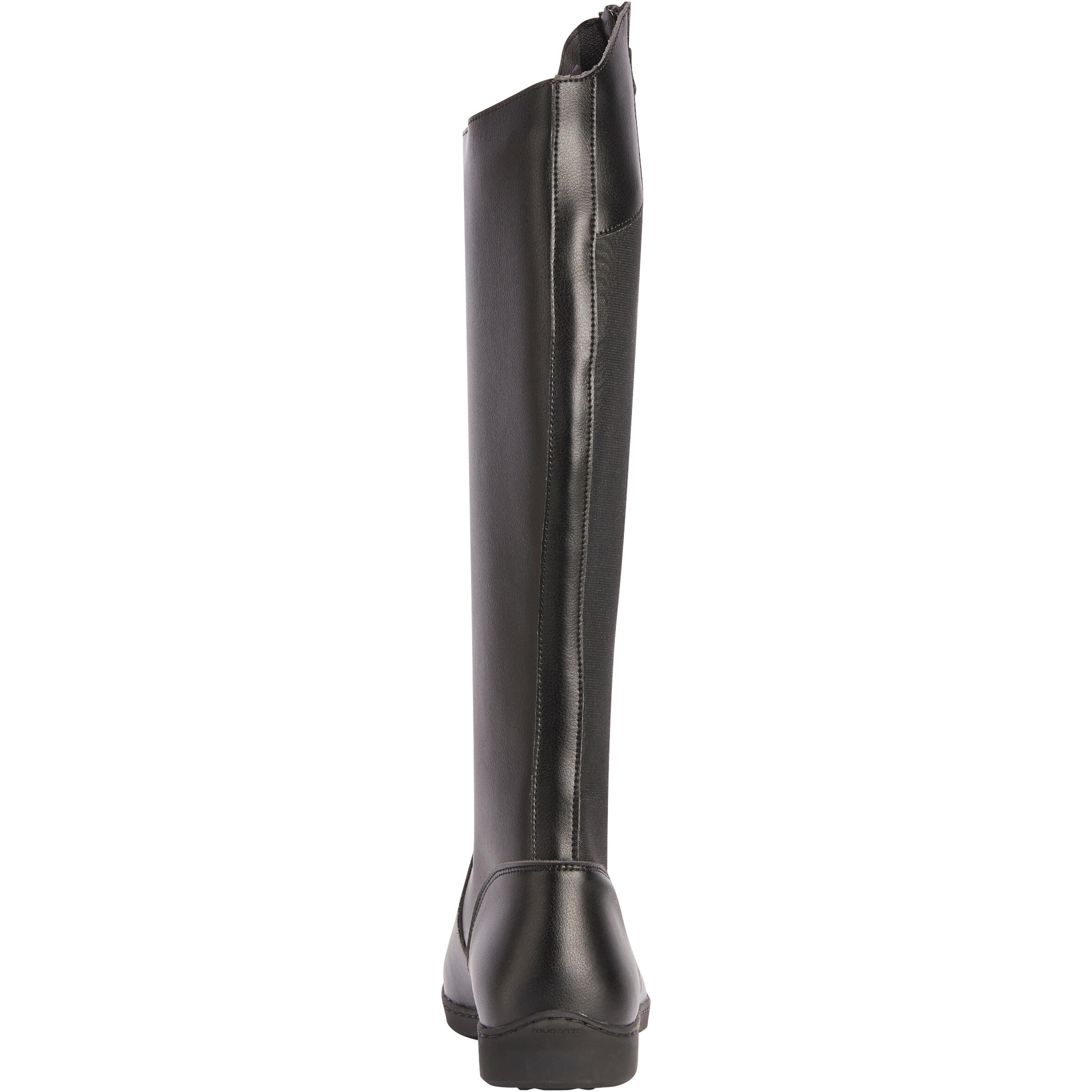 Bottes d'équitation en tissu synthétique femme - MH 500 noir - FOUGANZA