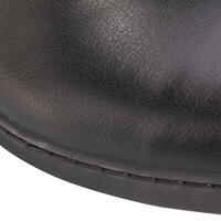 500 Adult Synthetic Horse Riding Long Boots - Black