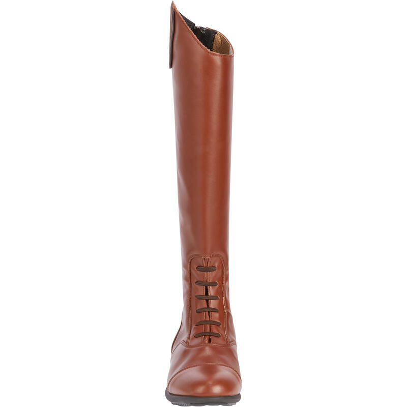 Kožené jezdecké boty LB 900 hnědé 