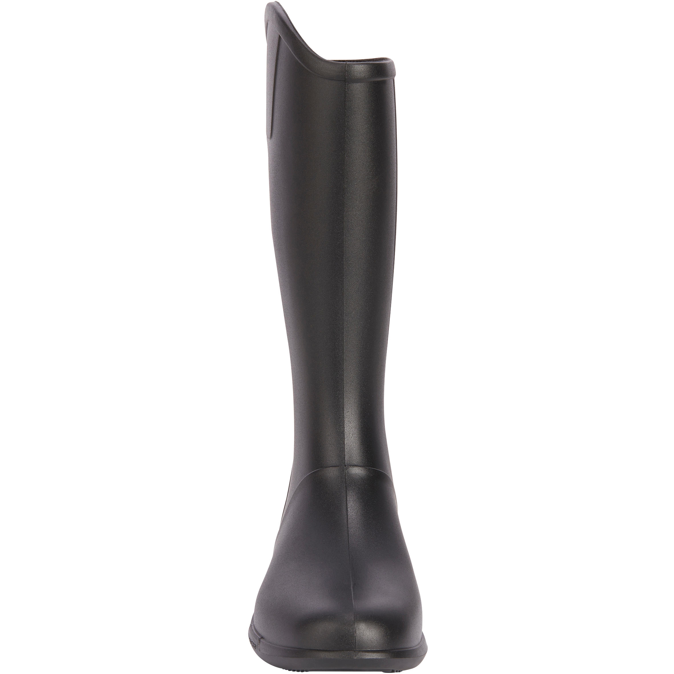 Kids' Horse Riding Boots - 100 Black - FOUGANZA