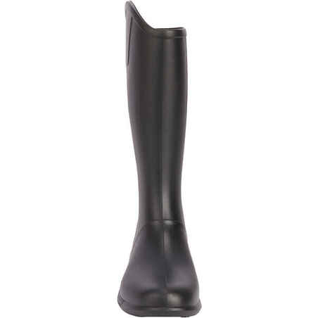 Kids' Horse Riding Boots 100 - Black