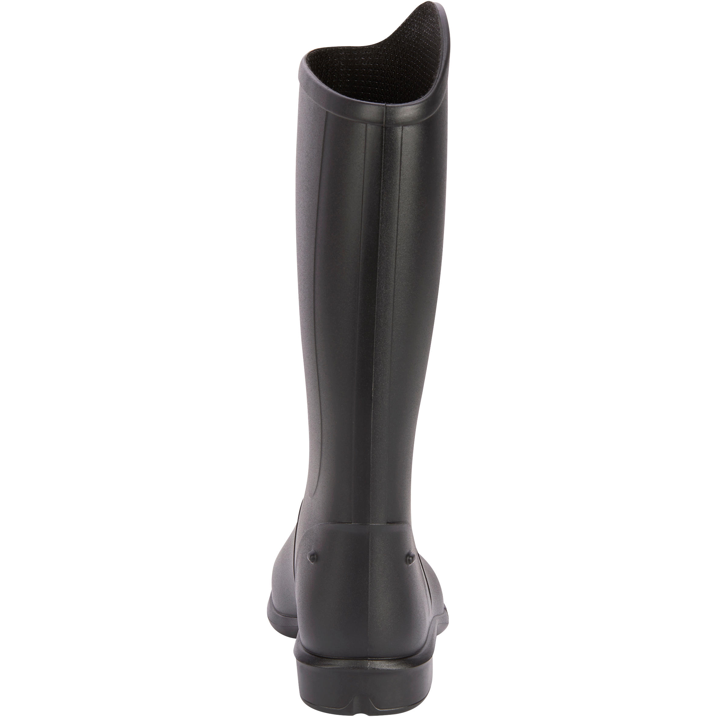 Bottes d'équitation enfant - 100 noir - FOUGANZA