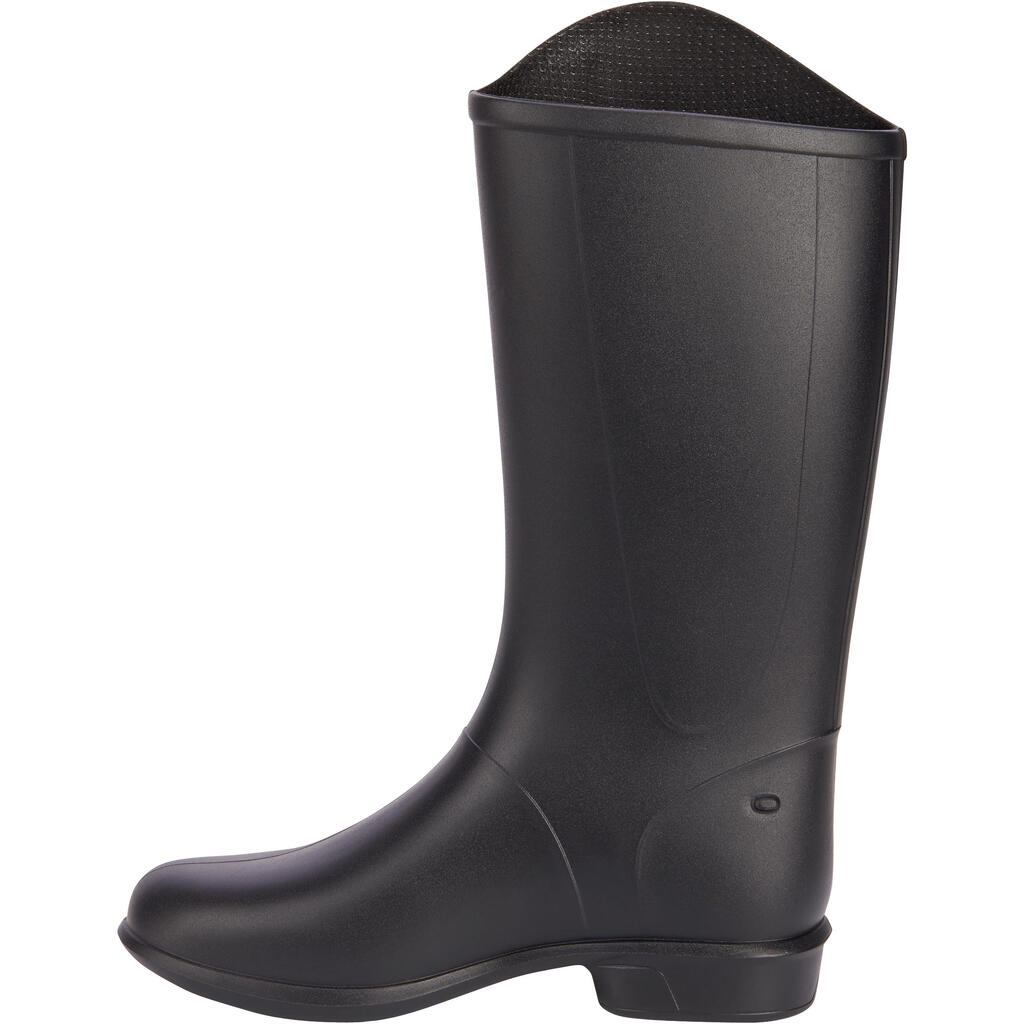 Kids' Horse Riding Boots 100 - Black