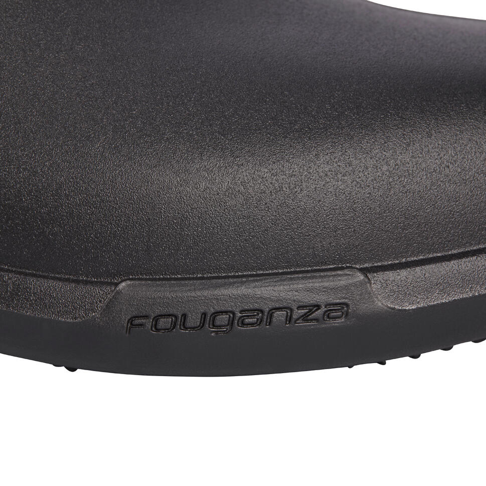 Kids' Horse Riding Boots 100 Black FOUGANZA Decathlon