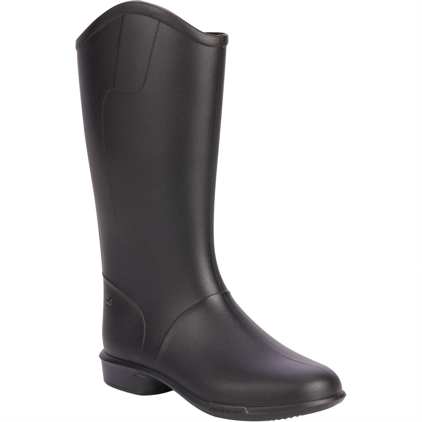 BH 100 Kids' Horse Riding Boots - Hitam