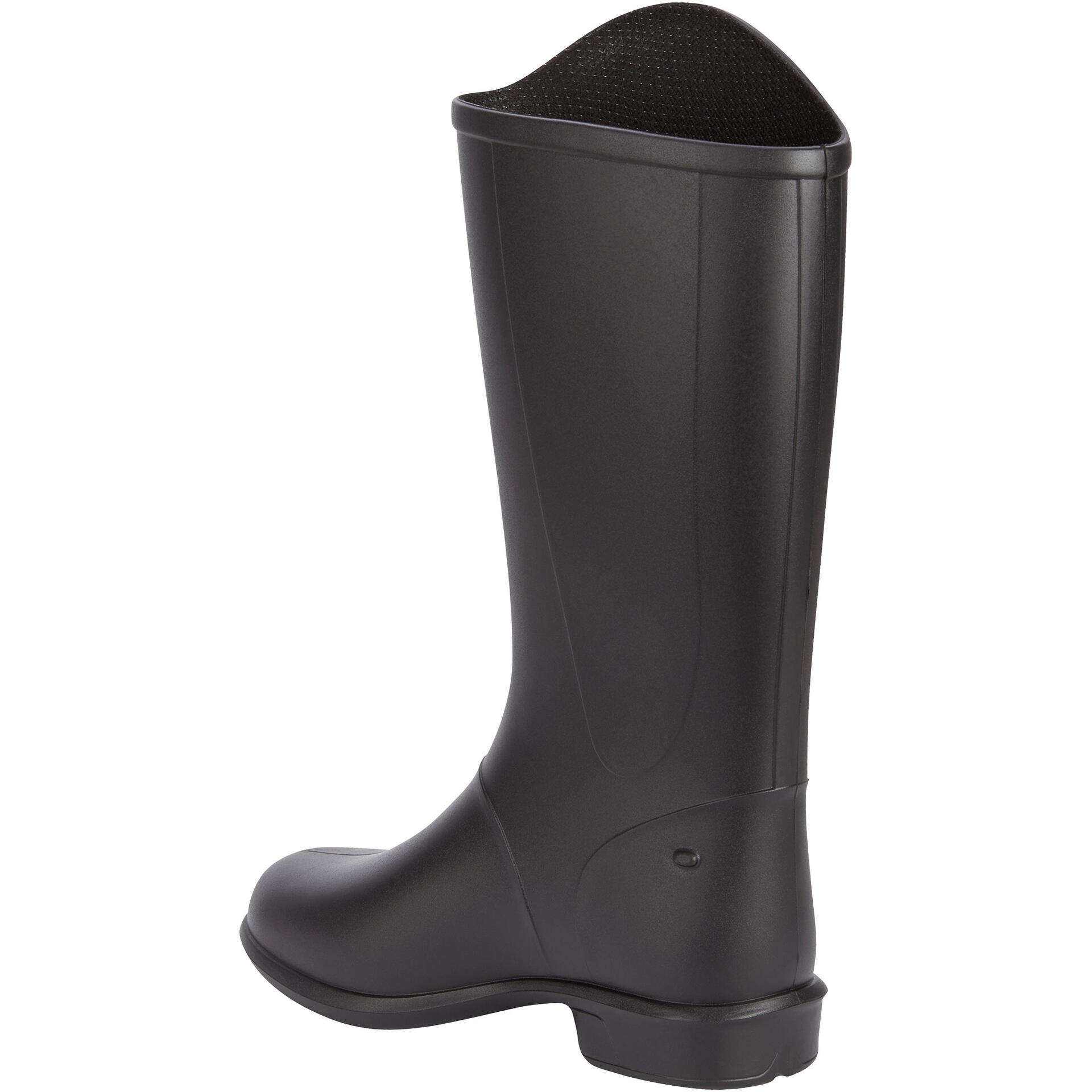 Kids' Horse Riding Boots 100 Black
