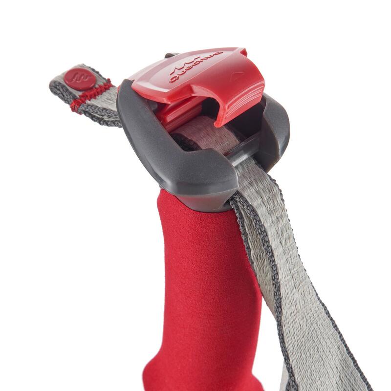 1 All Season Hiking Pole MT500 All Season Red FORCLAZ Decathlon