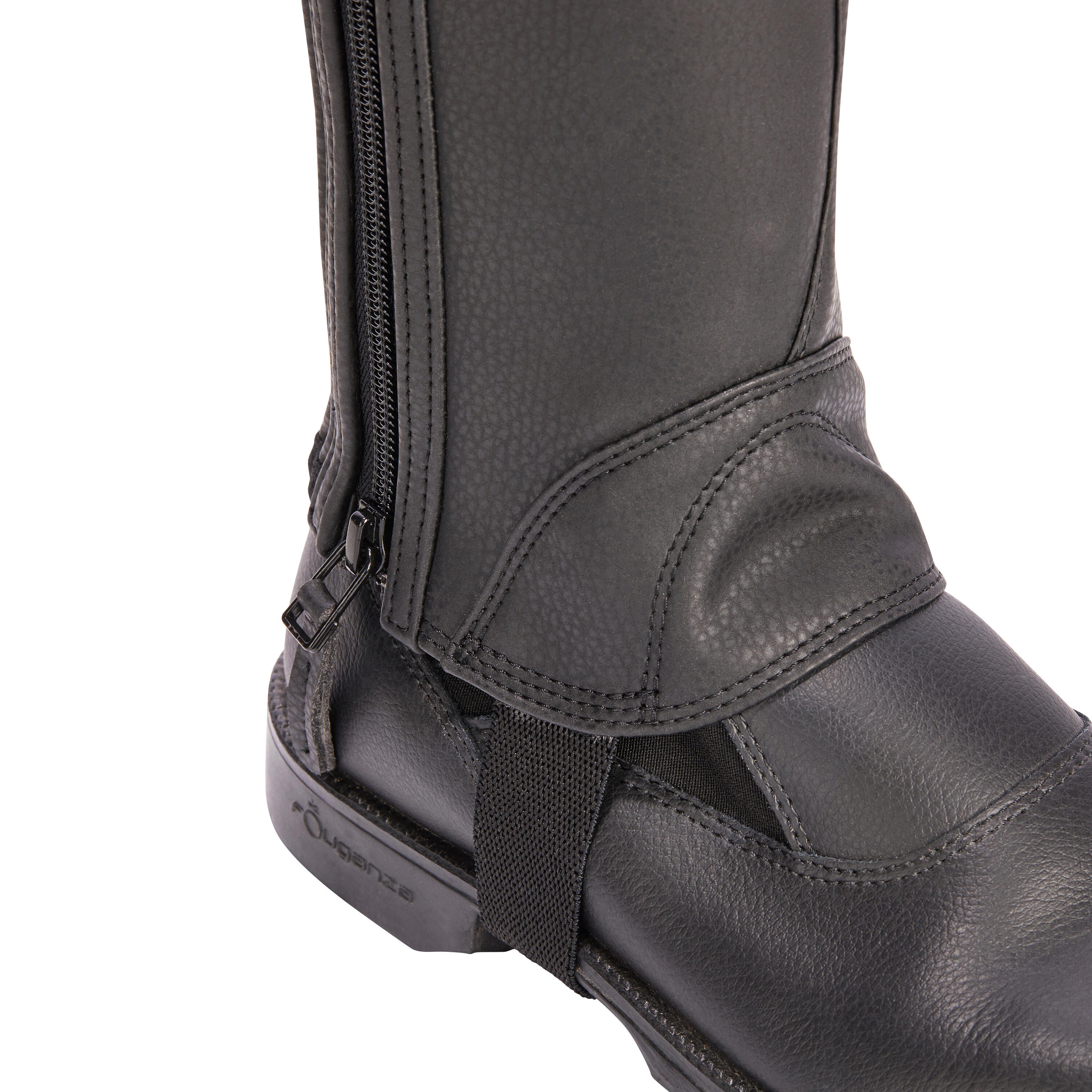 Mini-chaps équitation soufflet Enfant - 500 noires 3/7
