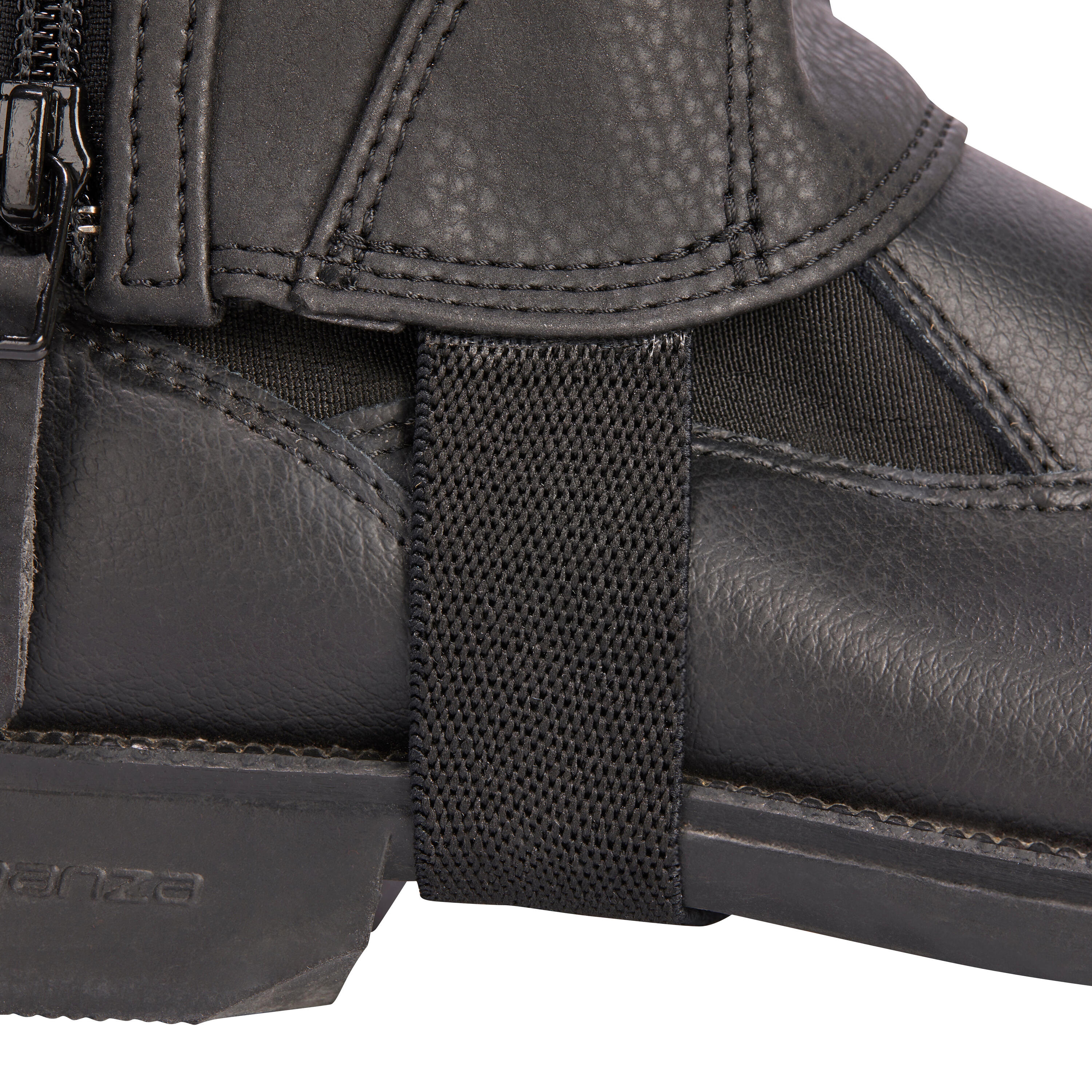 Mini-chaps équitation soufflet Enfant - 500 noires 4/7