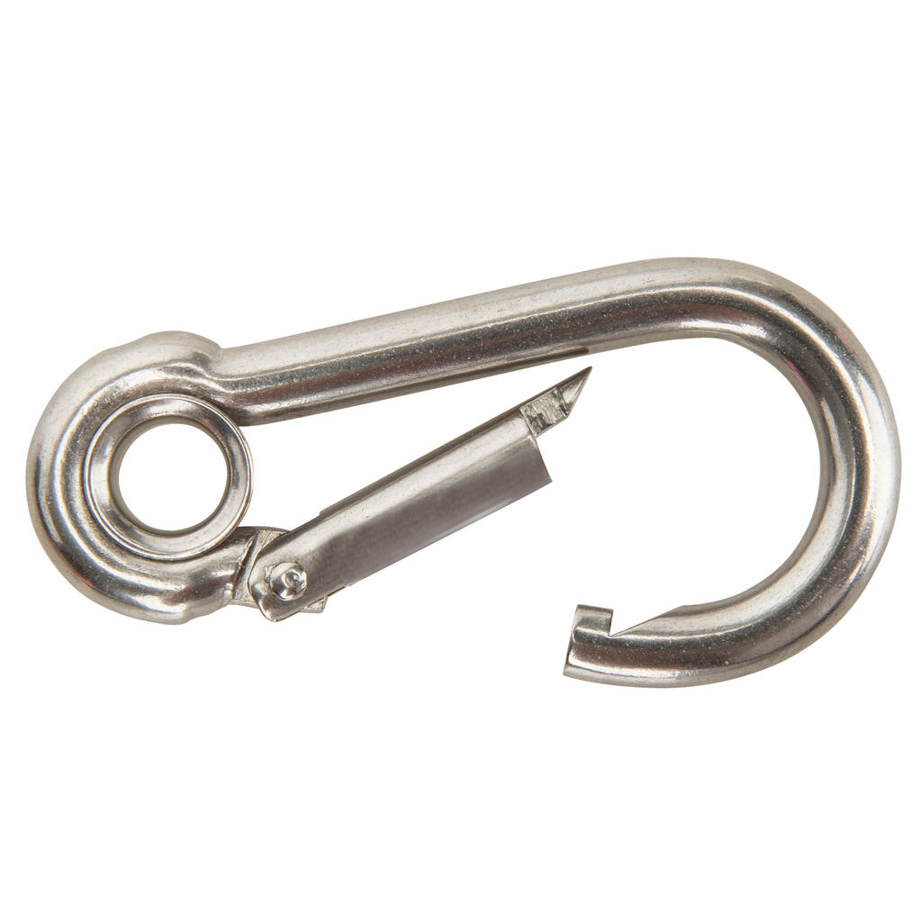 Karabiner mit Auge Inox 6 mm Segeln