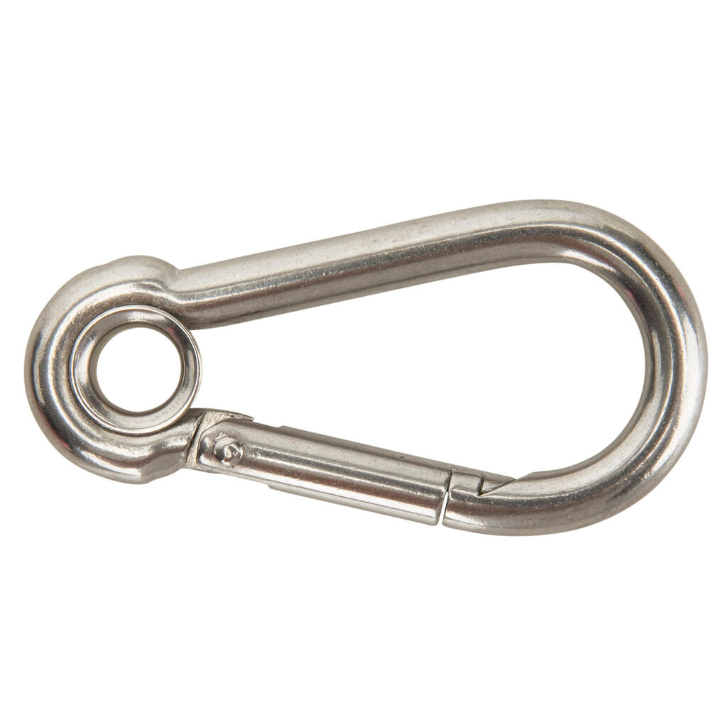 Karabiner mit Auge Inox 6 mm Segeln