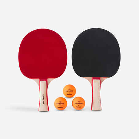 SET DE PING PONG 2 PALETAS Y 3 PELOTAS