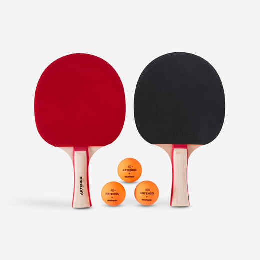 
      SET DE PING PONG 2 PALETAS Y 3 PELOTAS
  