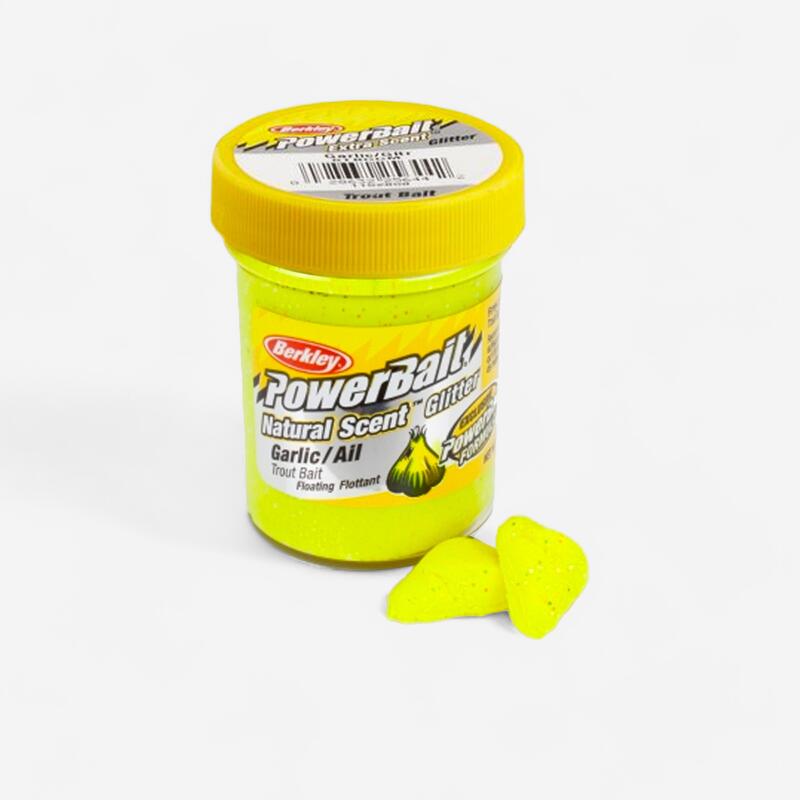 PASTA PESCA DE LA TRUCHA EN ESTANQUE CON CEBOS NATURAL SCENT GLITTER GY