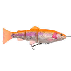 4D LINE THRU TROUT 15CM GOLDEN ALBINO PREDATOR FISHING LURE