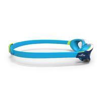 Lunettes de natation 100 EASYDOW Taille L Bleu Blanc