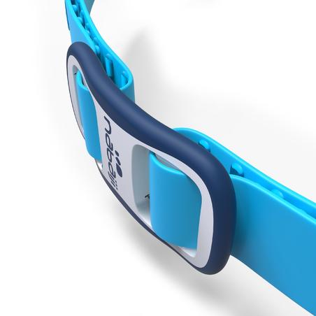 Очки для плавания 100 Easydow, размер S сине–белые