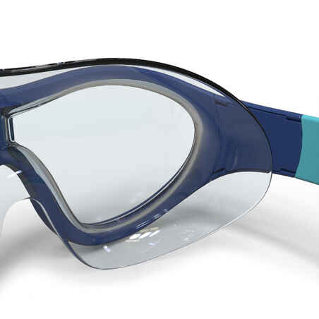 100 SWIMDOW Swimming Mask, Size L Blue White