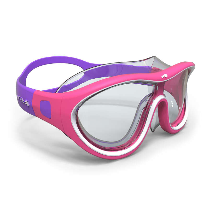 NABAIJI 100 SWIMDOW Swimming Mask, Size S Pink White...
