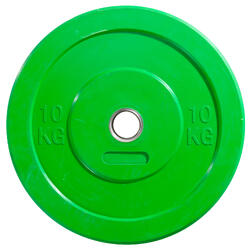 DISQUE BUMPER 10KG VERT