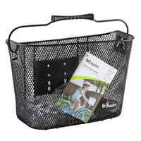 Kids' Metal Bike Basket - Black