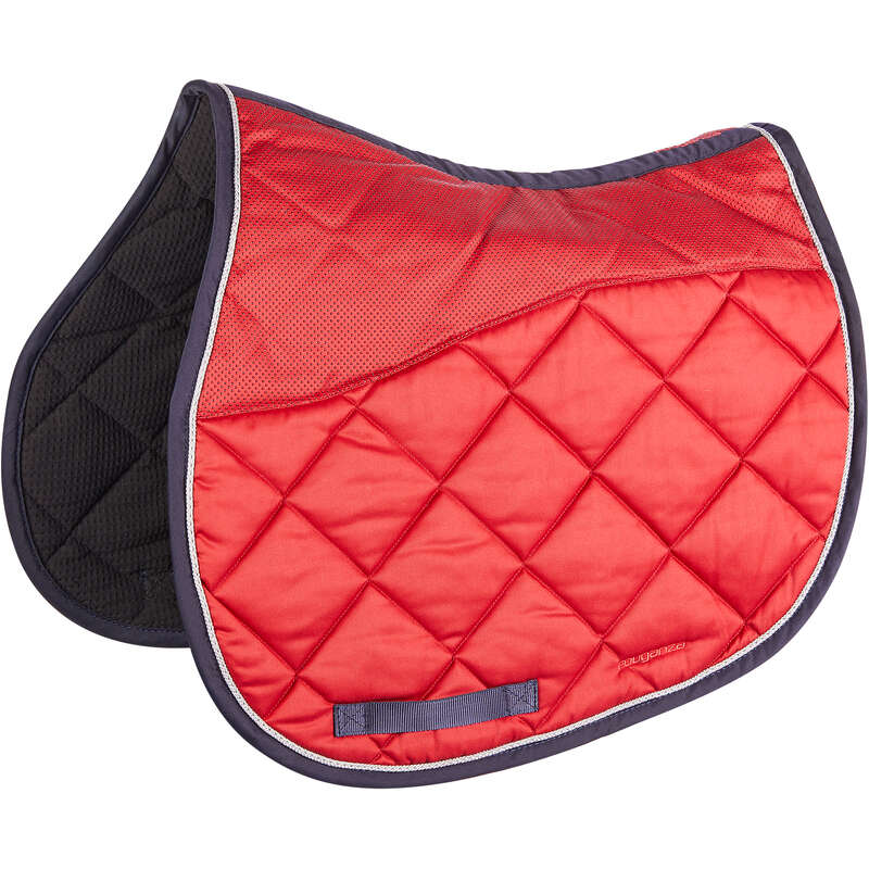 FOUGANZA 540 Horse Riding Saddle Cloth Red Decathlon