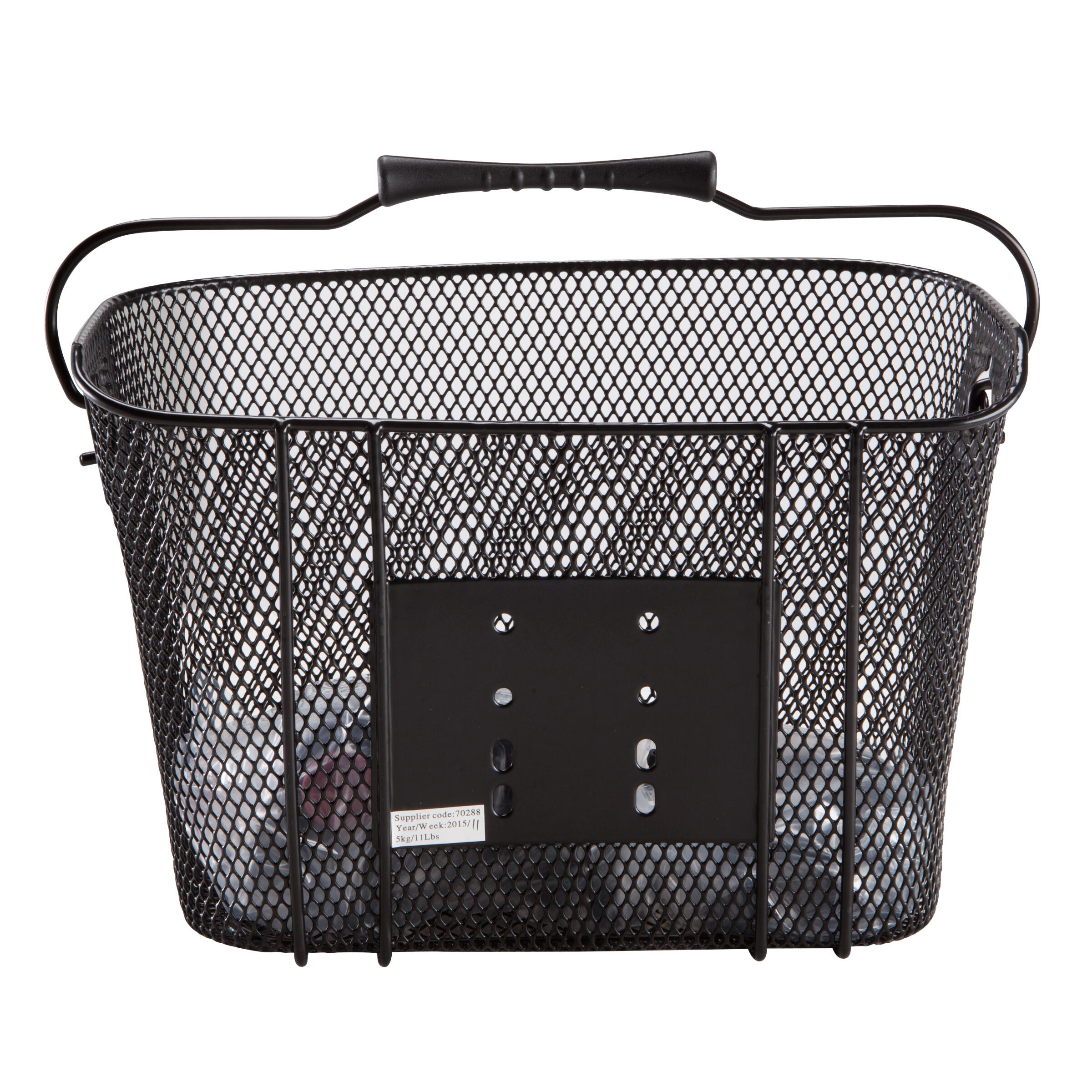 Lenkerkorb Kinderfahrrad Metall 9 L schwarz  22/23
