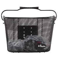 Kids' Metal Bike Basket - Black